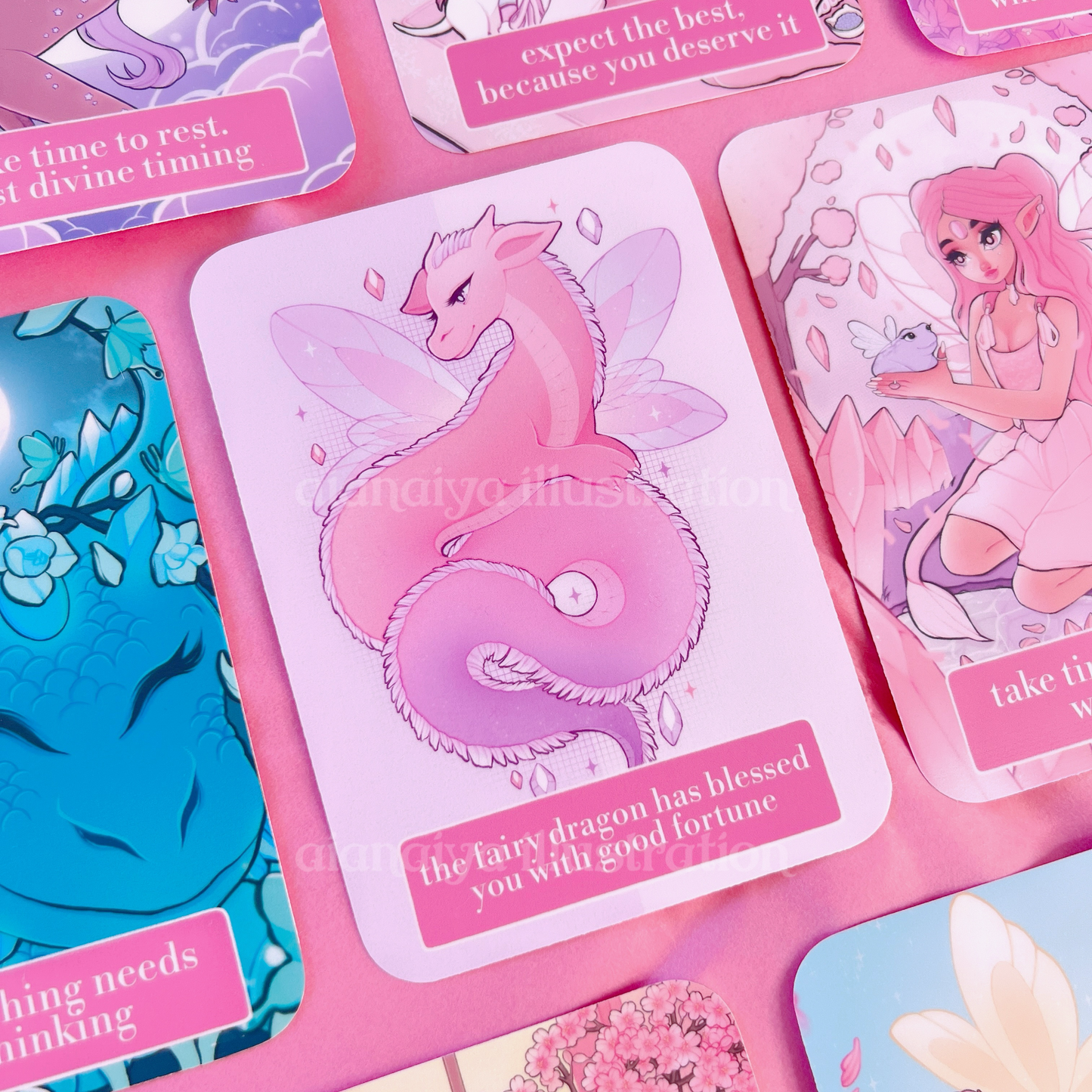 fairy messages oracle deck - affirmation cards, oracle deck, oracle cards, witchy cards, witch starter, faery, fairie tarot, manifestation