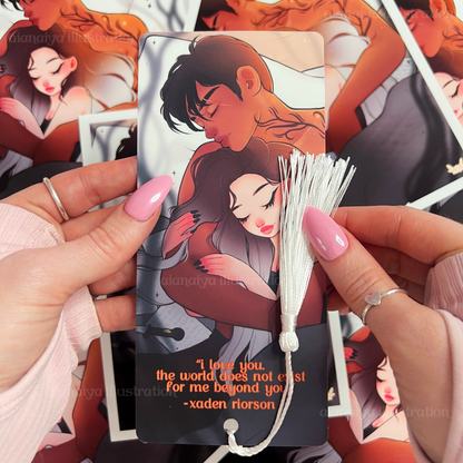 xaden riorson and violet sorrengail fourth wing quoted bookmarks