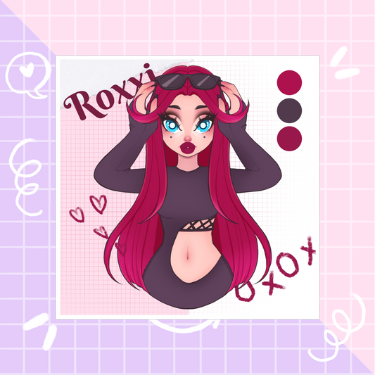 roxxi bratz square wall art print