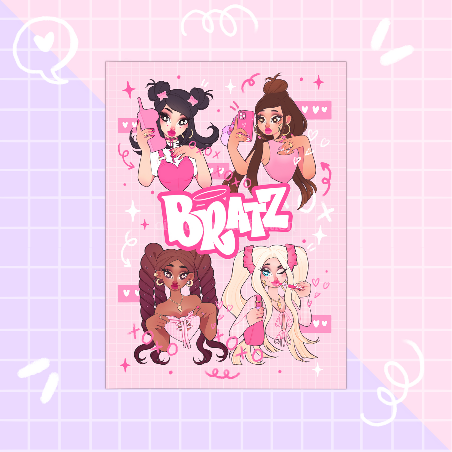 bratz postcard