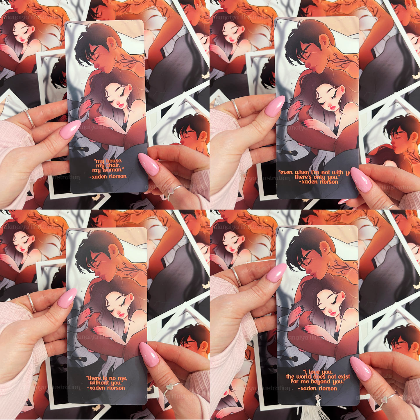 xaden riorson and violet sorrengail fourth wing quoted bookmarks