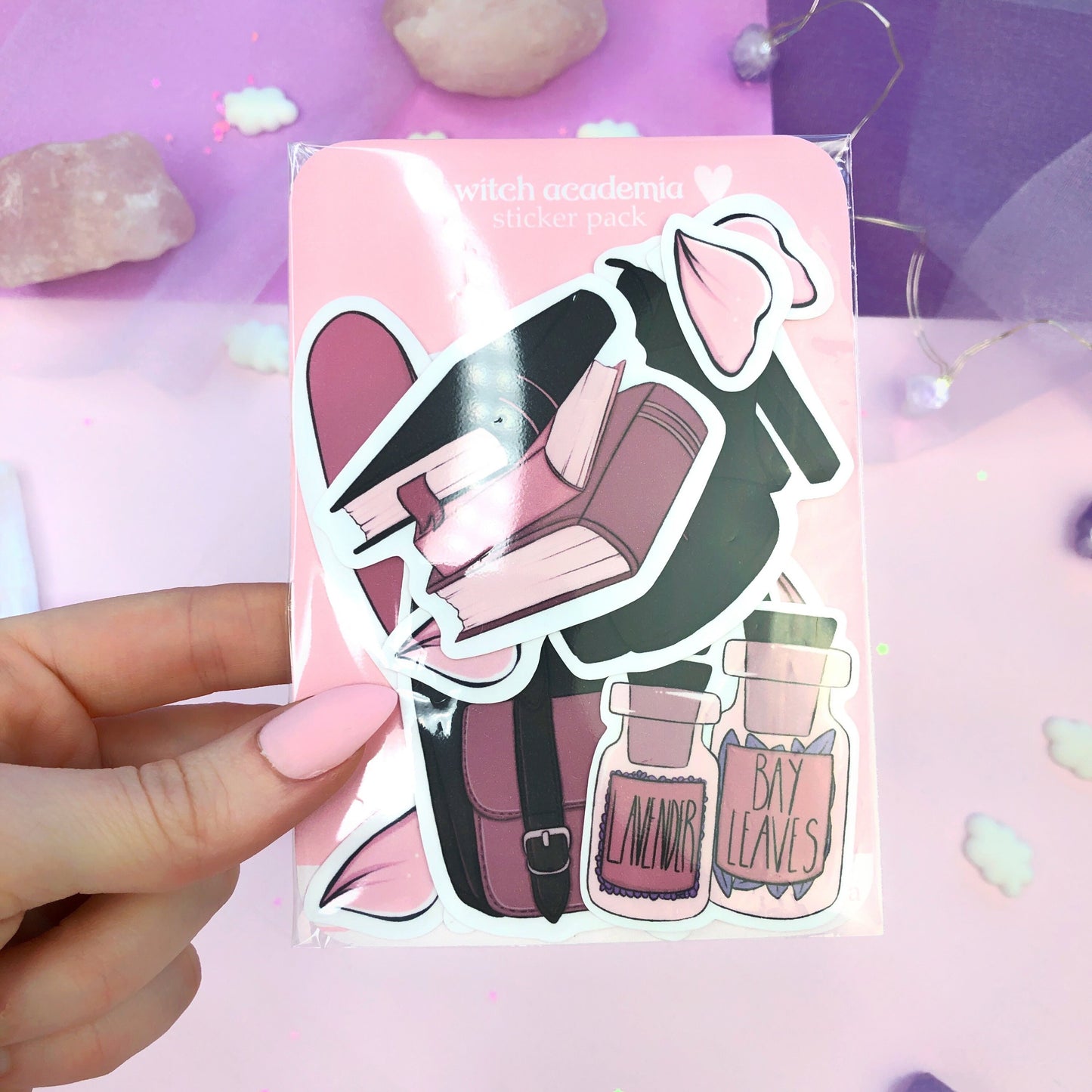 witch academia die cut stickers pack