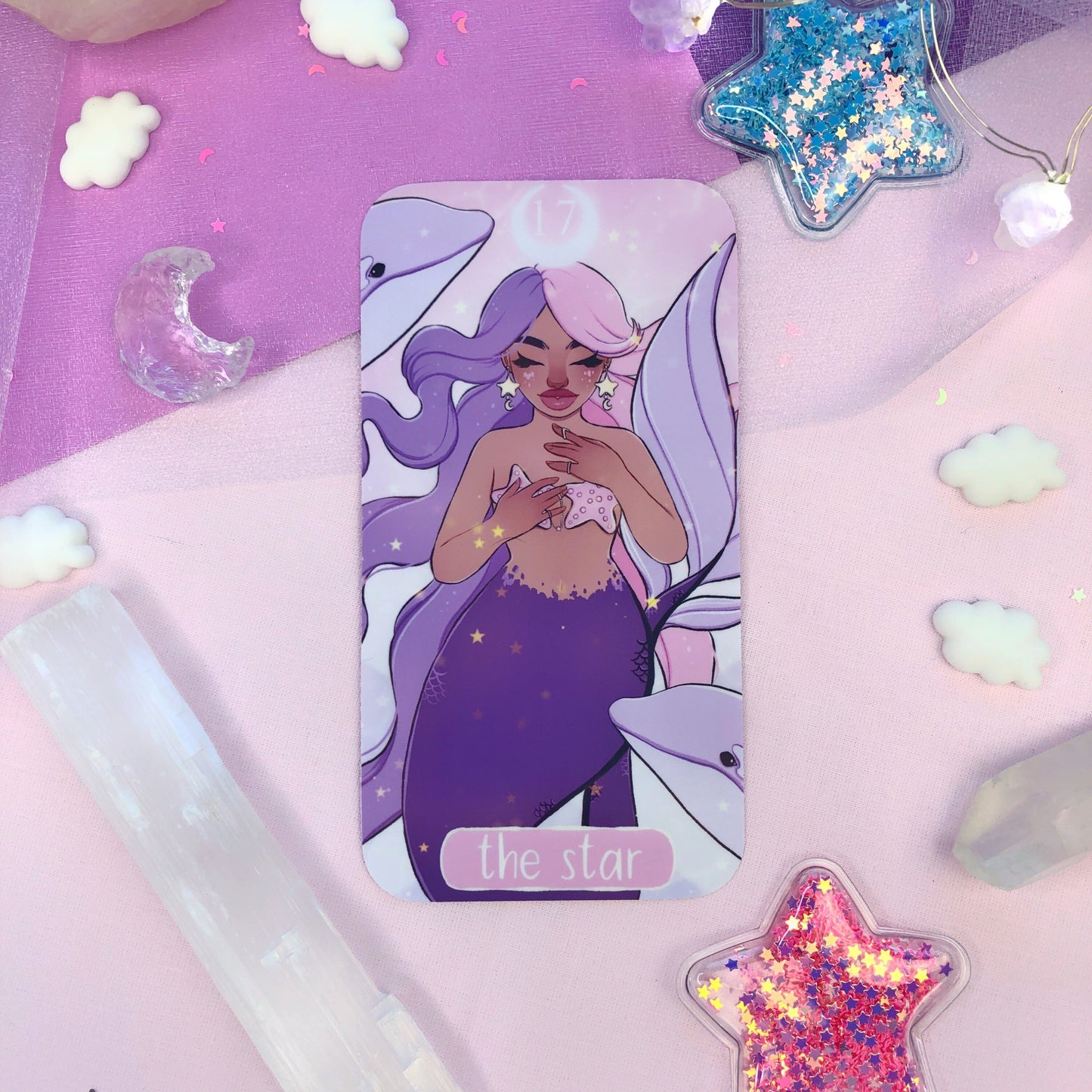 mermaid tarot card bookmarks