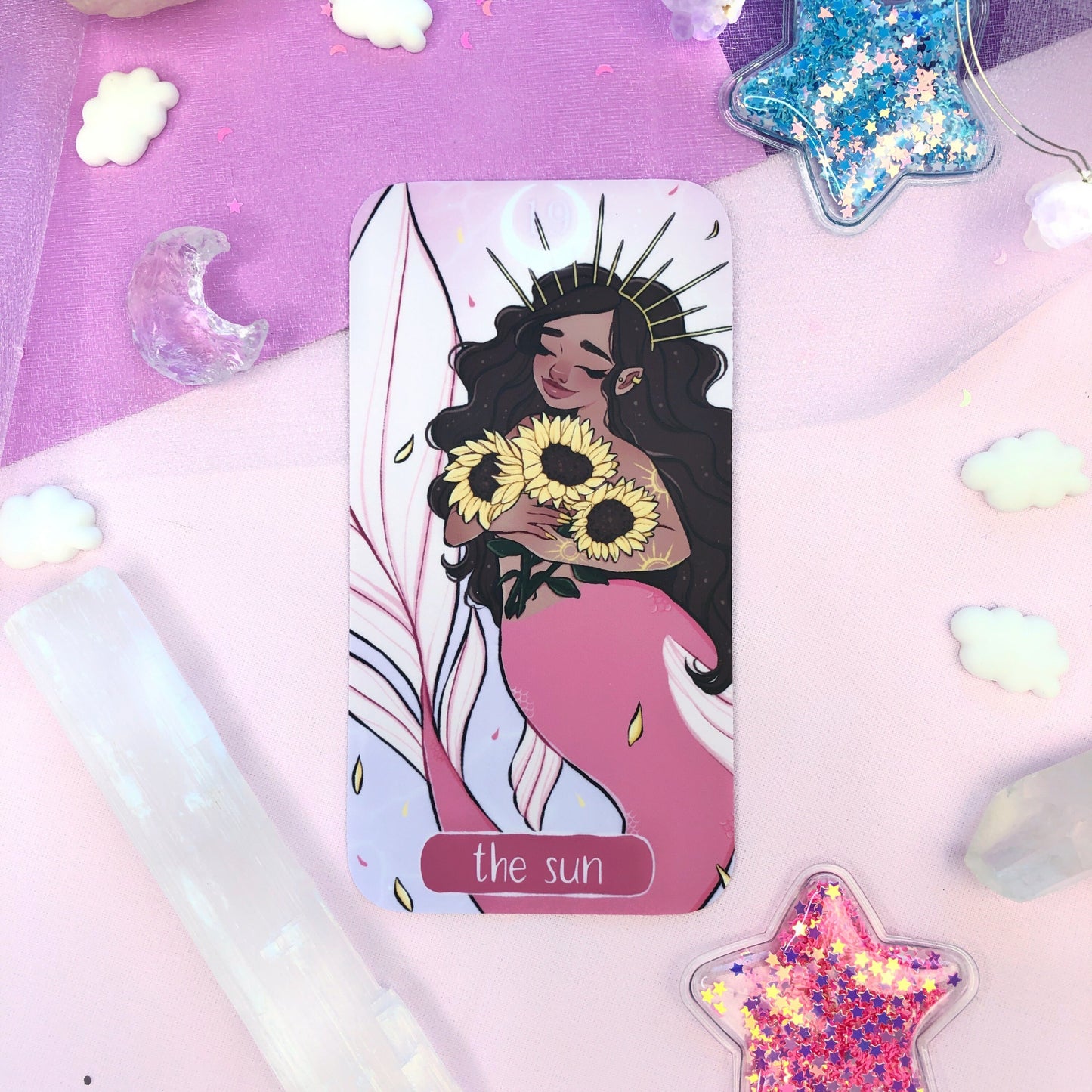 mermaid tarot card bookmarks