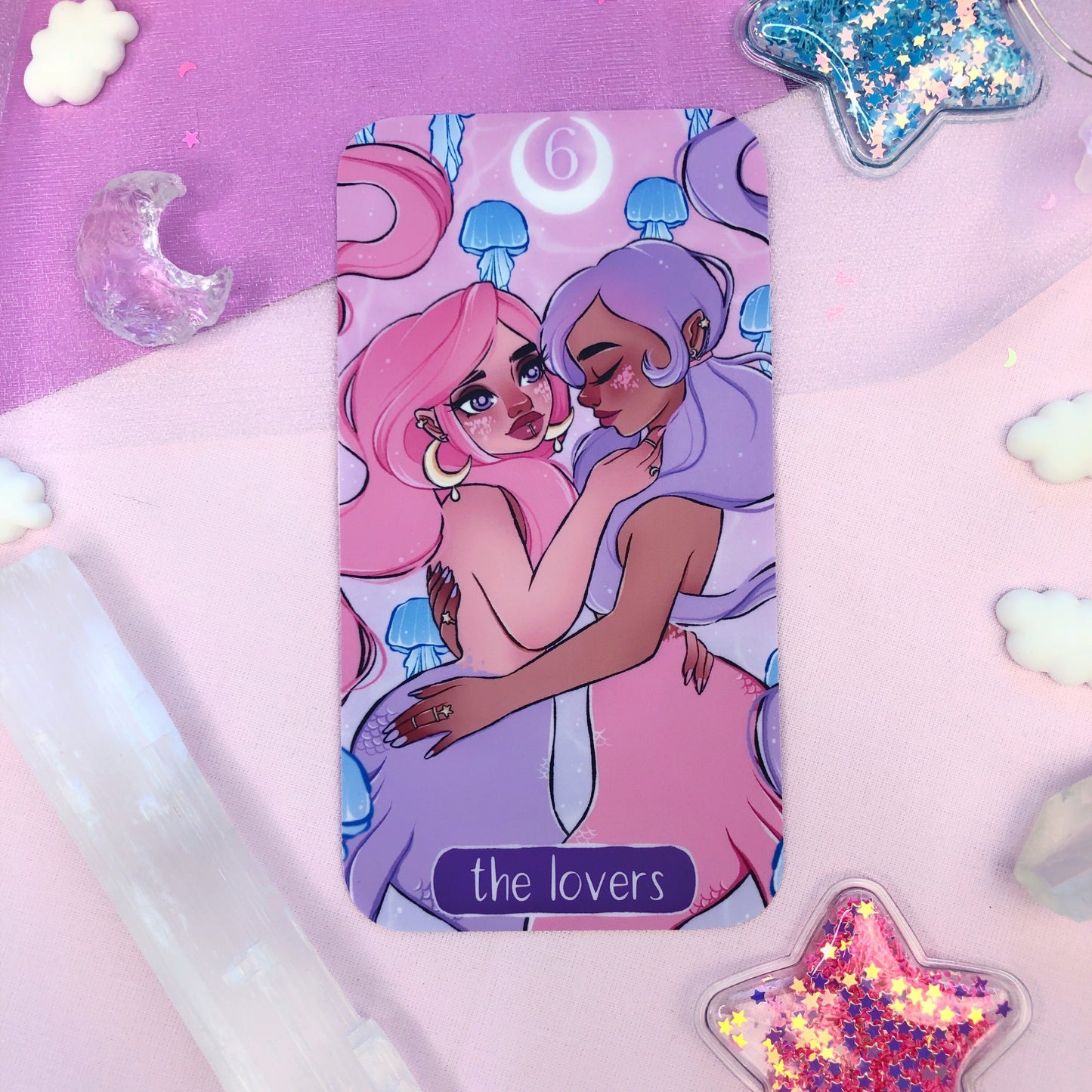 mermaid tarot card bookmarks