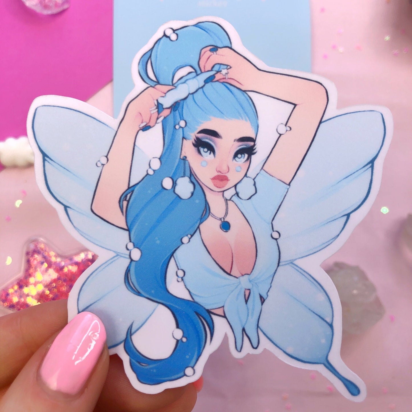 bubble fairy sticker