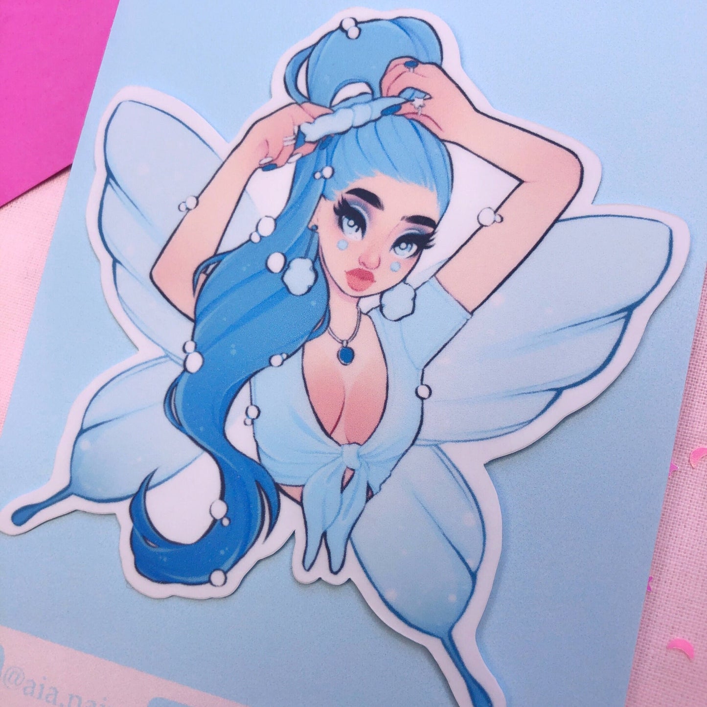 bubble fairy sticker