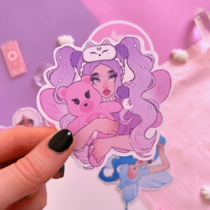 cute fairies sticker flakes pack