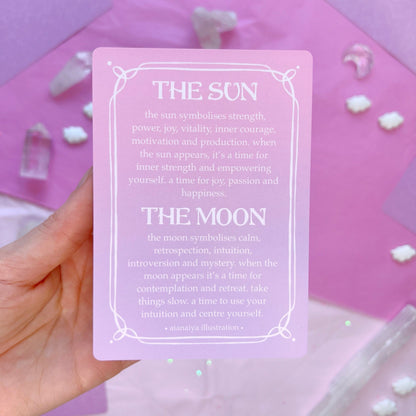 sun and moon oracle cards