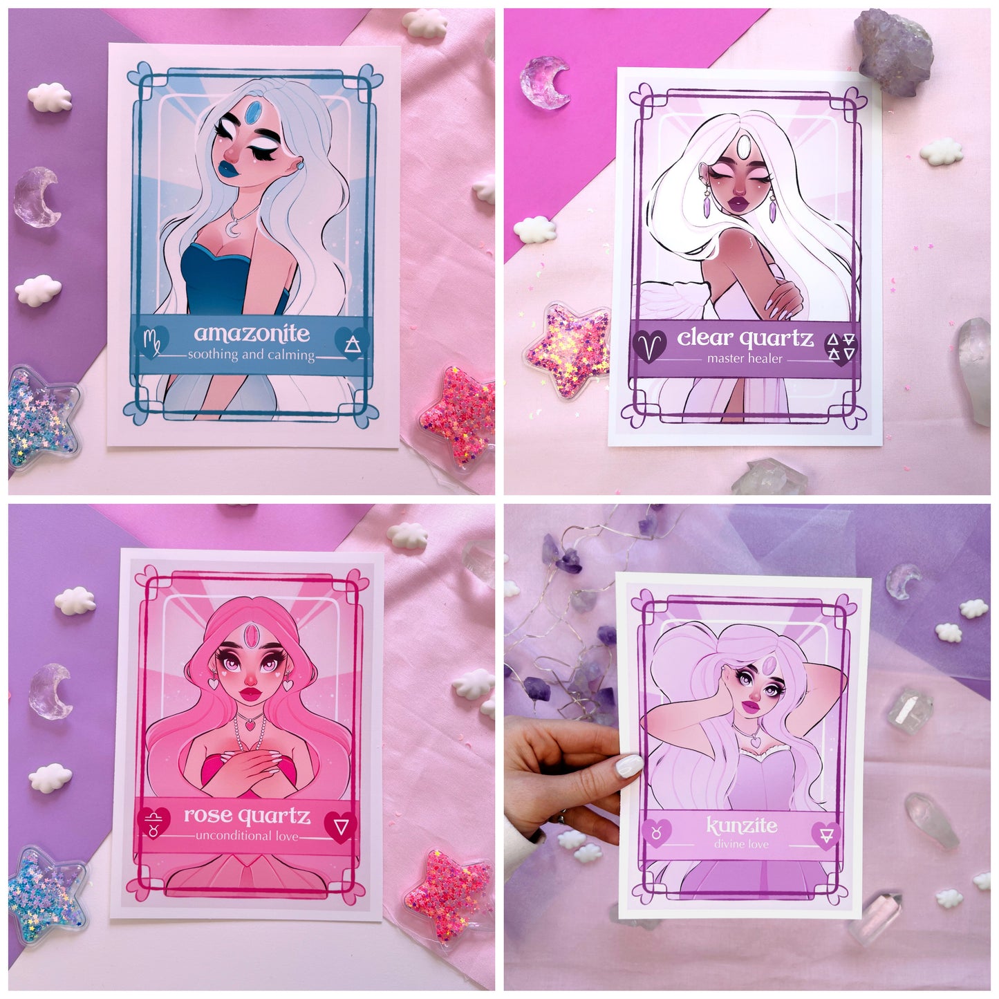 crystal girls wall art prints