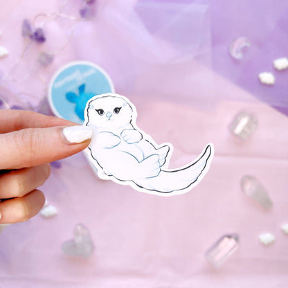 blue mermaid ocean sticker flakes pack