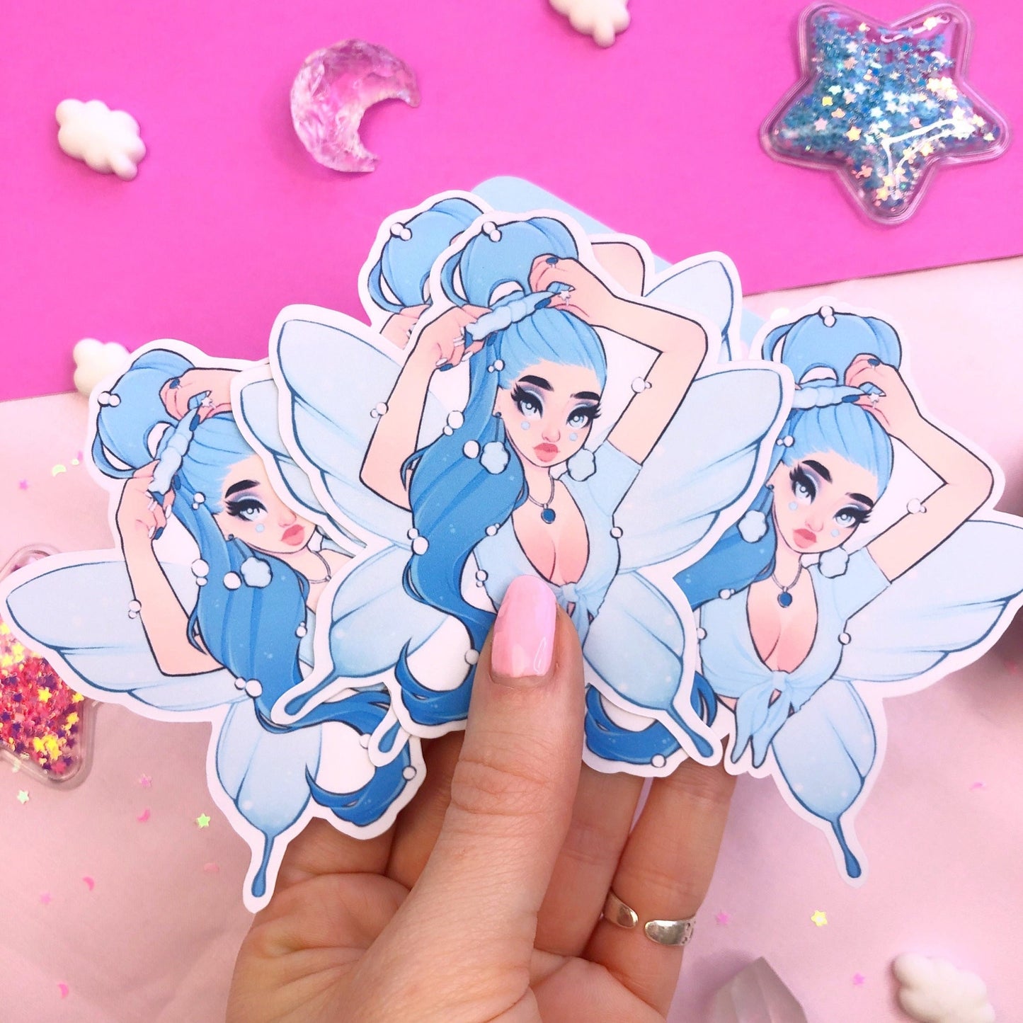 bubble fairy sticker