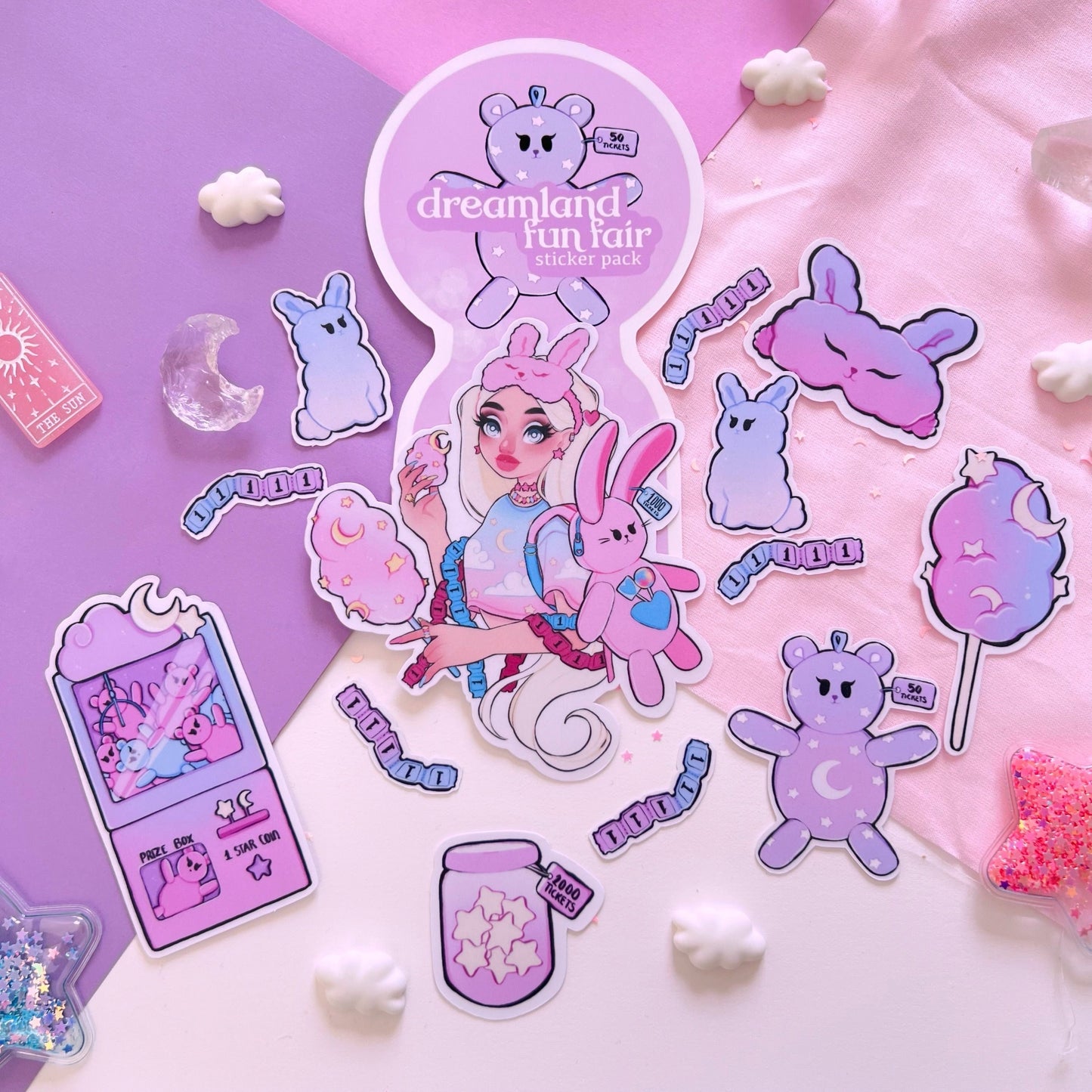 dreamy dreamland funfair sticker pack