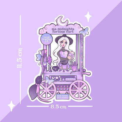 purple ms midnights cart sticker