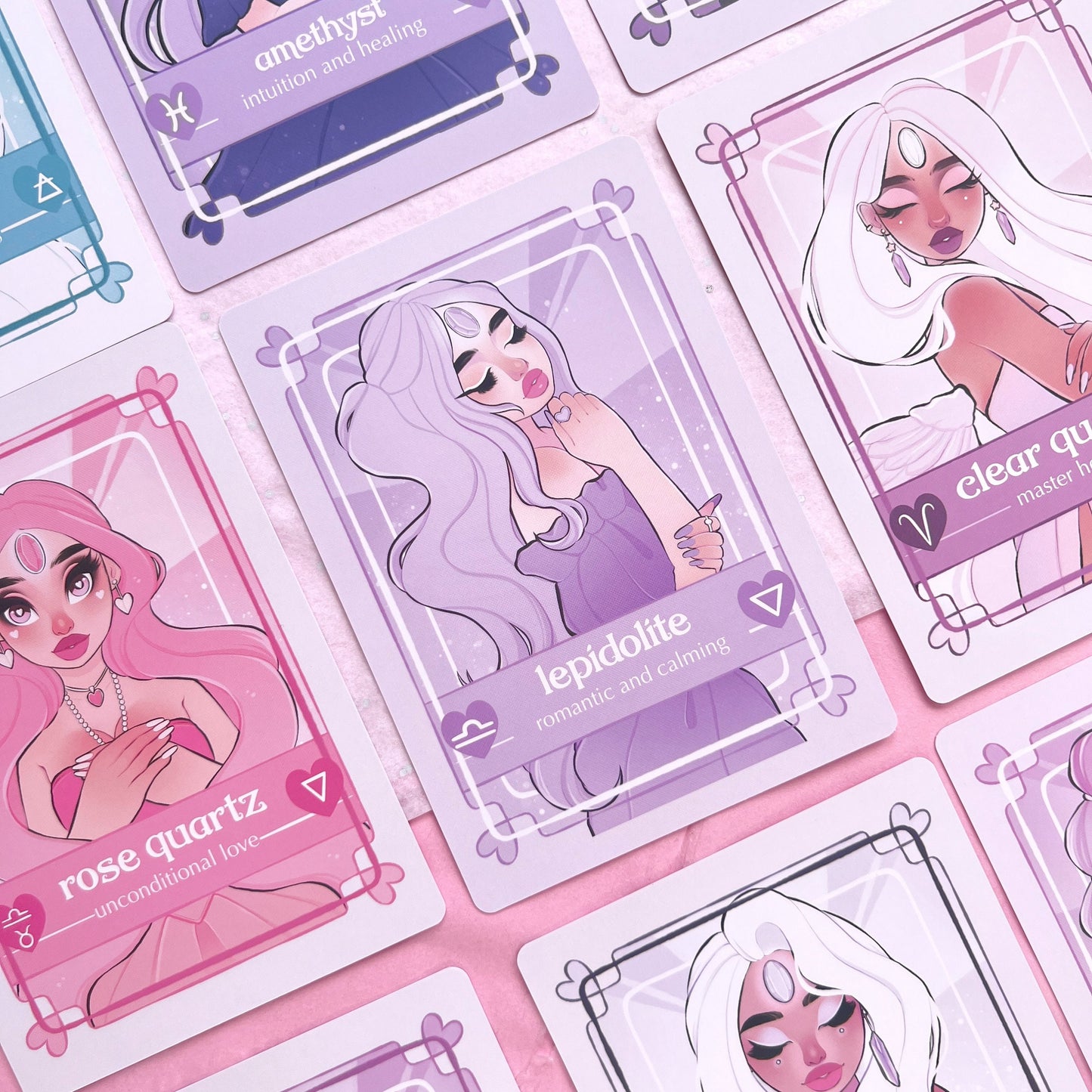 crystal girls oracle deck