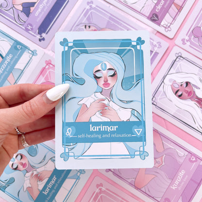 crystal girls oracle deck