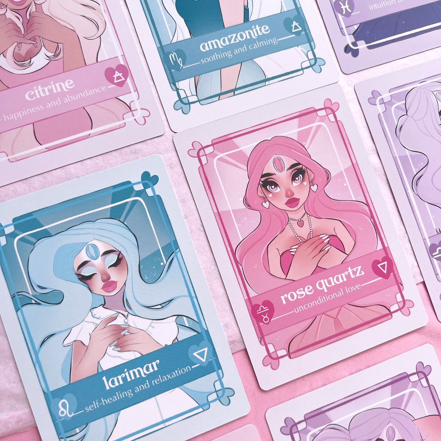 crystal girls oracle deck