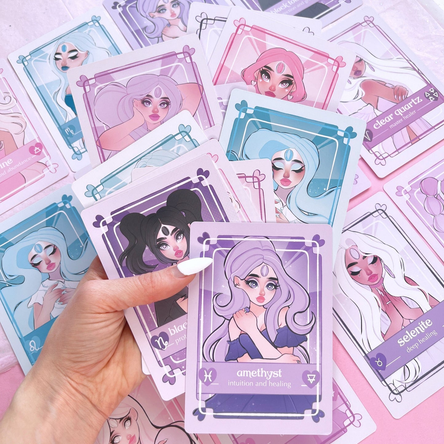 crystal girls oracle deck